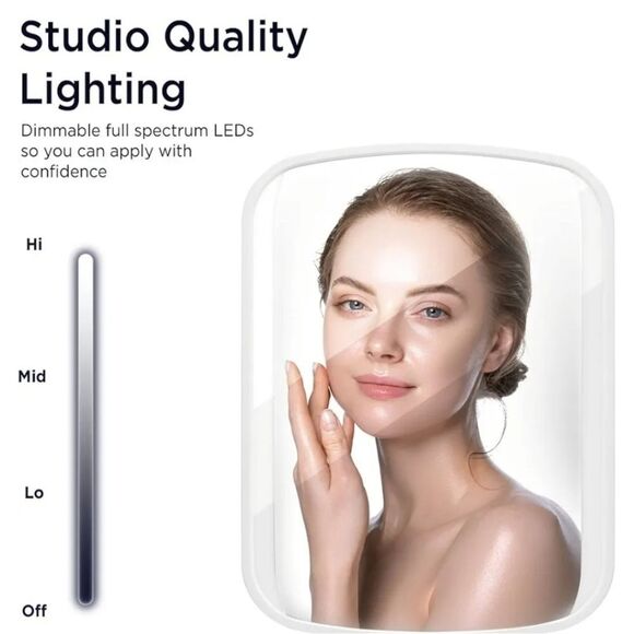 IHome Reflect Mirror, Bluetooth Speaker, LED Lights Adjustable Vanity Mirror - Picture 7 of 16